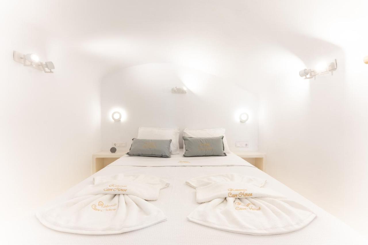 Kalamia Cave House Villa Pyrgos Kallistis ภายนอก รูปภาพ