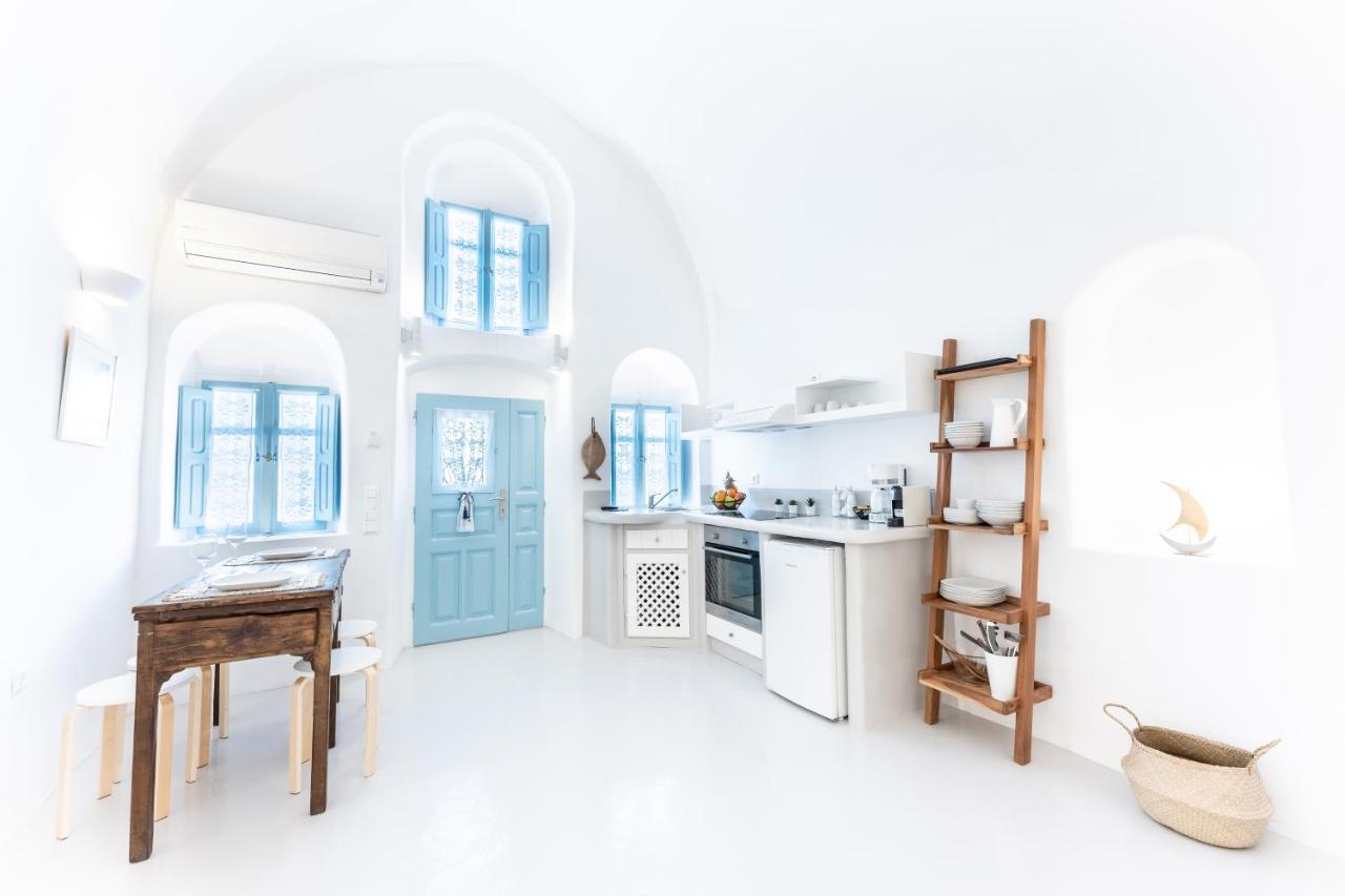 Kalamia Cave House Villa Pyrgos Kallistis ภายนอก รูปภาพ