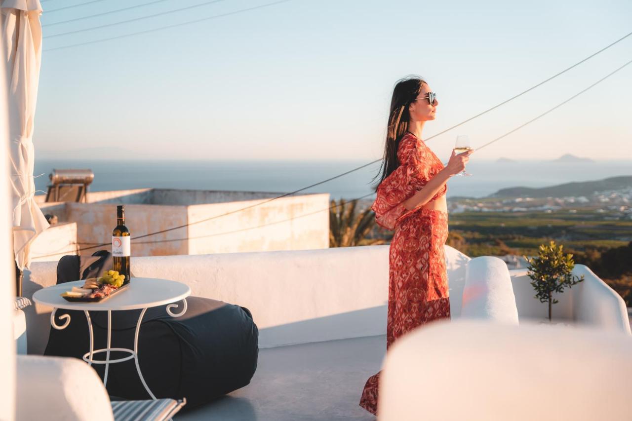 Kalamia Cave House Villa Pyrgos Kallistis ภายนอก รูปภาพ