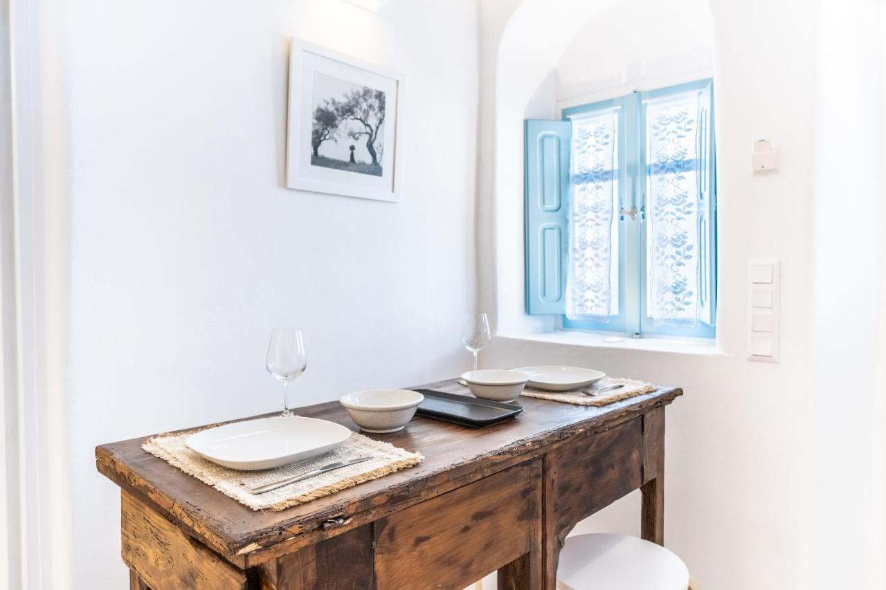 Kalamia Cave House Villa Pyrgos Kallistis ภายนอก รูปภาพ