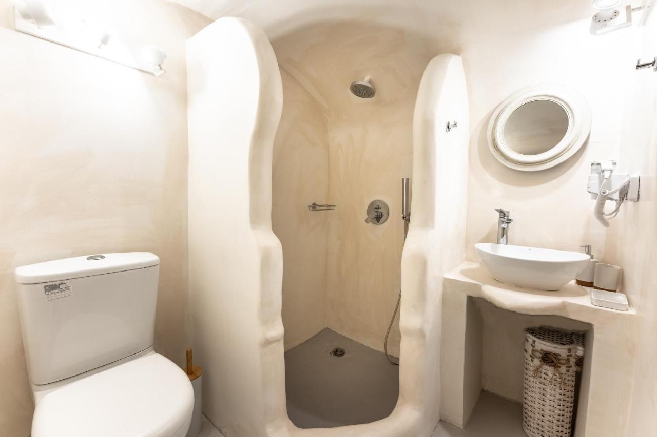Kalamia Cave House Villa Pyrgos Kallistis ภายนอก รูปภาพ
