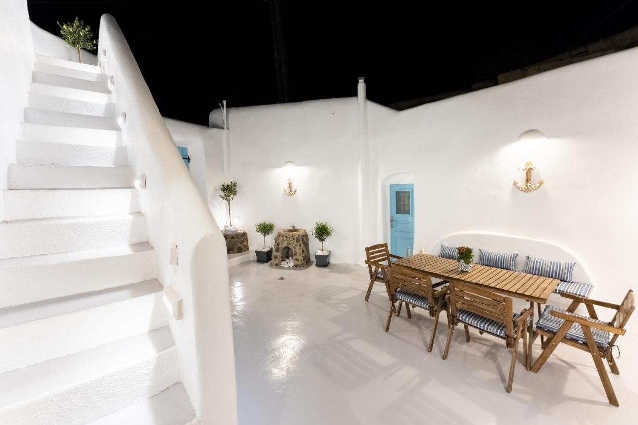 Kalamia Cave House Villa Pyrgos Kallistis ภายนอก รูปภาพ
