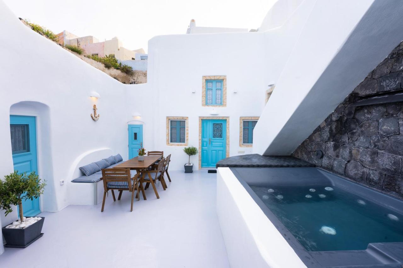 Kalamia Cave House Villa Pyrgos Kallistis ภายนอก รูปภาพ