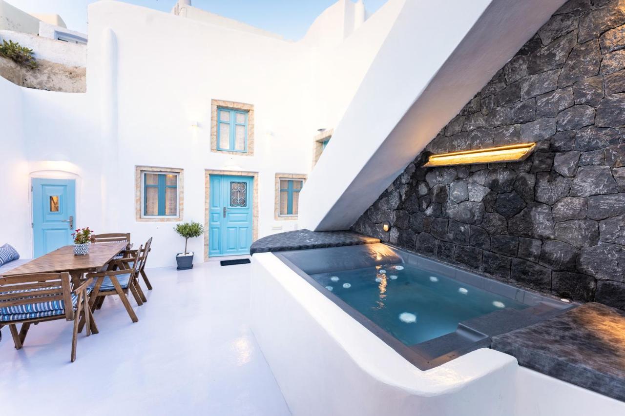 Kalamia Cave House Villa Pyrgos Kallistis ภายนอก รูปภาพ