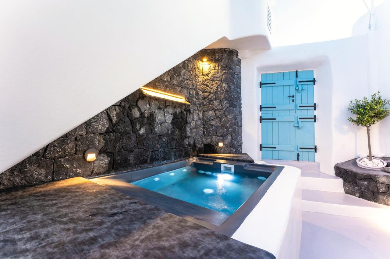 Kalamia Cave House Villa Pyrgos Kallistis ภายนอก รูปภาพ