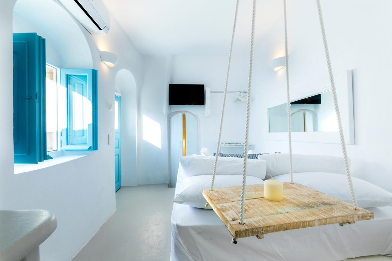 Kalamia Cave House Villa Pyrgos Kallistis ภายนอก รูปภาพ